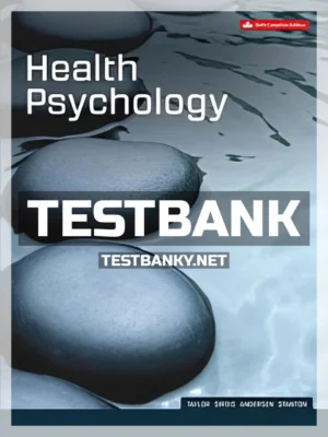 Test Bank for Health Psychology 6th Canadian Edition Taylor ISBN 9781265605261