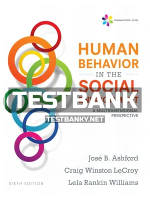 Test Bank for Empowerment Series Human Behavior in the Social Environment 6th Edition Ashford ISBN 9781305860308