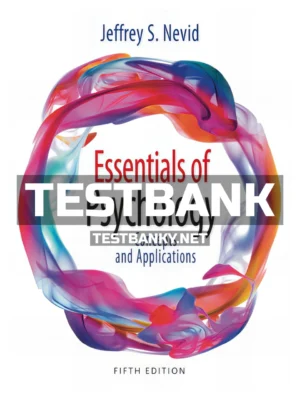 Test Bank for Essentials of Psychology 5th Edition Nevid ISBN 9781305964150