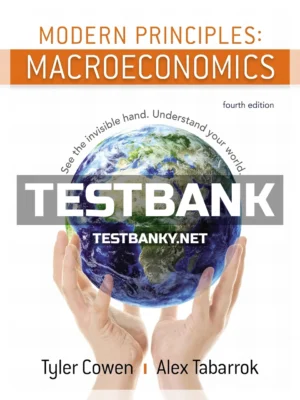 Test Bank for Modern Principles Macroeconomics 4th Edition Cowen ISBN 9781319098773