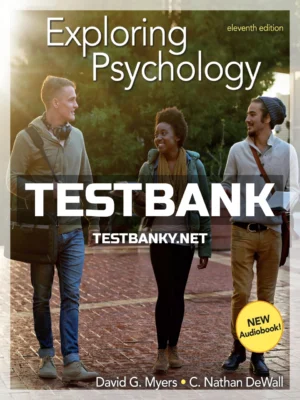 Test Bank for Exploring Psychology 11th Edition Myers ISBN 9781319104191
