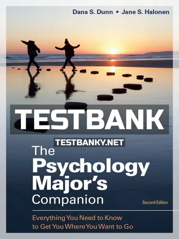 Test Bank for Psychology Major's Companion Everything You Need to Know to Get You Where You Want to Go 1st Edition Dunn ISBN 9781319191474