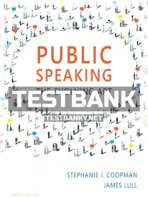 Test Bank for Public Speaking The Evolving Art 4th Edition Coopman ISBN 9781337090568