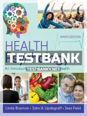 Test Bank for Health Psychology 9th Edition Brannon ISBN 9781337094641