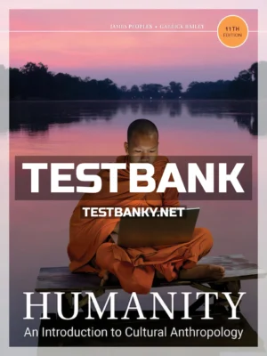 Test Bank for Humanity An Introduction to Cultural Anthropology 11th Edition Peoples ISBN 9781337109697