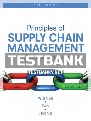 Test Bank for Principles of Supply Chain Management 5th Edition Wisner ISBN 9781337406499