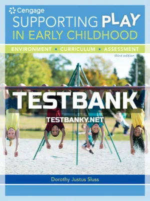 Test Bank for Supporting Play in Early Childhood Environment Curriculum Assessment 3rd Edition Sluss ISBN 9781337568036