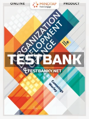 Test Bank for Organization Development and Change 11th Edition Cummings ISBN 9781337618755
