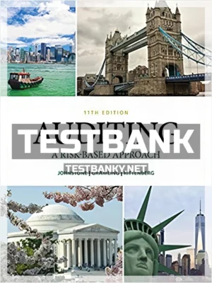 Test Bank for Auditing A Risk Based Approach 11th Edition Johnstone ISBN 9781337619455