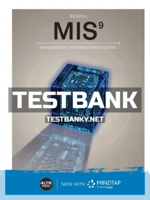 Test Bank for MIS 9th Edition Bidgoli ISBN 9781337625982