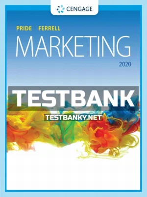 Test Bank for Marketing 20th Edition Pride ISBN 9781337910590