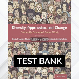 Test Bank for Diversity Oppression and Change 3rd US Edition by Marsiglia ISBN 9780190059507