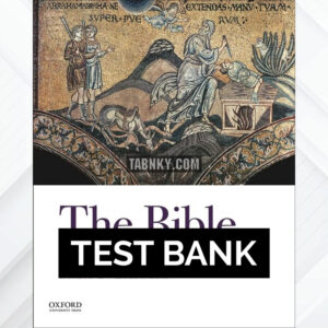 Test Bank for The Bible A Historical and Literary Introduction 2nd US Edition by Ehrman ISBN 9780190621308