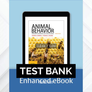 Test Bank for Animal Behavior Concepts Methods and Applications 3rd US Edition by Nordell ISBN 9780190924232