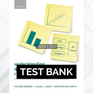 Test Bank for Understanding Quantitative and Qualitative Research in Psychology 1st US Edition by Bourne ISBN 9780192556240