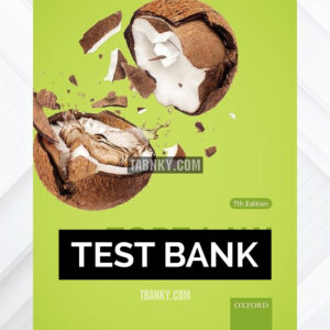 Test Bank for Tort Law 7th US Edition by Horsey ISBN 9780192637932
