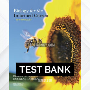Test Bank for Biology for the Informed Citizen with Physiology 1st US Edition by Bozzone ISBN 9780195381993