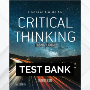 Test Bank for Concise Guide to Critical Thinking 2nd US Edition by Vaughn ISBN 9780197535790