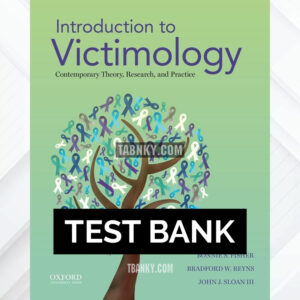 Test Bank for Introduction to Victimology 1st US Edition by Fisher ISBN 9780199322497