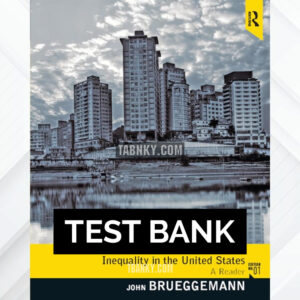 Test Bank for Inequality in the United States 1st US Edition by Brueggemann ISBN 9780205627783
