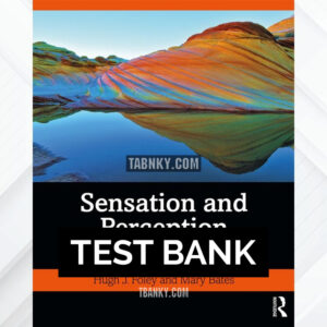 Test Bank for Sensation and Perception 6th US Edition by Foley ISBN 9780367226053