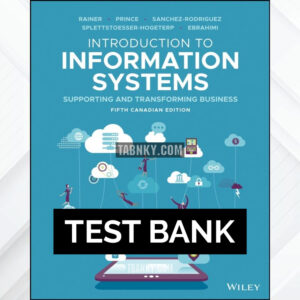 Test Bank for Introduction to Information Systems