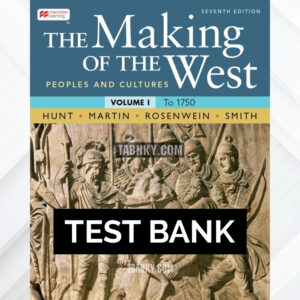 Test Bank for The Making of the West Volume 1 7th US Edition by Hunt ISBN 9781319331535