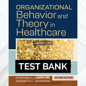 Test Bank for Organizational Behavior and Theory in Healthcare Leadership Perspectives and Management Applications 2nd US Edition by Johnson ISBN 9781640553026