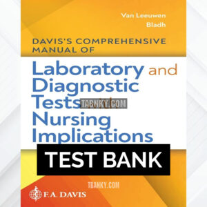 Test Bank for Davis's Comprehensive Manual of Laboratory and Diagnostic Tests with Nursing Implications 10th US Edition by Van Leeuwen ISBN 9781719646123