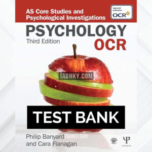 Test Bank for OCR Psychology 3rd US Edition by Banyard ISBN 9781848721166